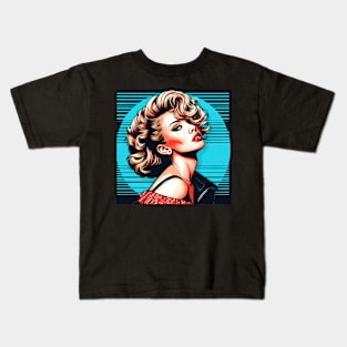 Vaporwave Kylie Minogue Blonde Kids T-Shirt